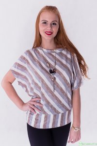 Футболка Ф 84 (бежевая полоса)