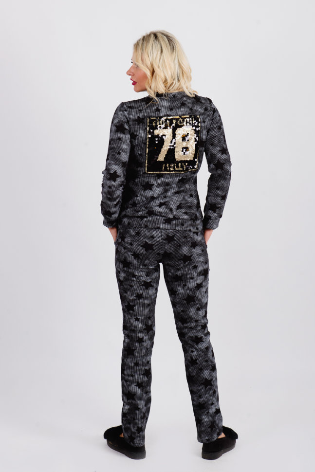 Костюм К 65 (принт черная звезда)